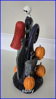 The Art of Disney Theme Parks Jack and Sally Nightmare Before Christmas Statue