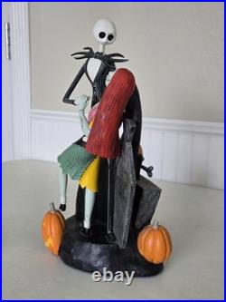 The Art of Disney Theme Parks Jack and Sally Nightmare Before Christmas Statue