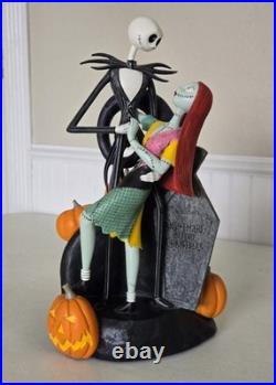 The Art of Disney Theme Parks Jack and Sally Nightmare Before Christmas Statue