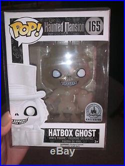 The Haunted Mansion Funko Pop Hatbox Ghost Disney 165 Themepark Nip