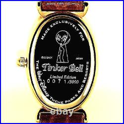 Tinker Bell KeyHole Walt Disney Theme Park Fossil LTD Of 3,000 Unworn Watch $119