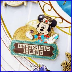 Tokyo Disney Sea 25th Anniv. Mickey Jubilee Journey Pin Badge Set 8 Theme Ports