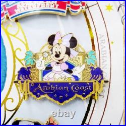Tokyo Disney Sea 25th Anniv. Mickey Jubilee Journey Pin Badge Set 8 Theme Ports