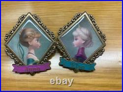 Tokyo Disneyland Frozen Fantasy Anna & Elsa Pin Set of 2