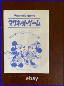 Tokyo Disneyland Magnet Game Disney Theme Park Collectible 4 Pieces