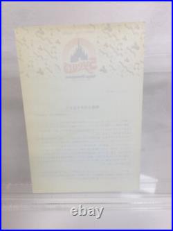 Tokyo Disneyland Resort Cast Member 5years Anniversary 3 Piece Lot tnj17