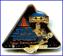 Tokyo Disneyland Star Tours Grand Opening Event V. I. P. Pin (Rare)