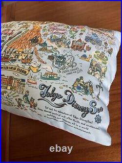 Tokyo Disneyland, Tokyo Disney Sea Theme park Map Pillow! RARE