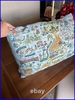 Tokyo Disneyland, Tokyo Disney Sea Theme park Map Pillow! RARE