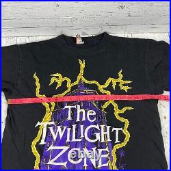 Twilight Zone Tower of Terror Shirt Vintage 1990's Single Stitch L Walt DISNEY