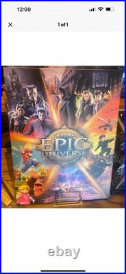 Universal Epic Universe Grand Opening Day Limited Canvas Art Print 200 Made 2'x3 Universal Epic Universe Grand Opening Day Limited Canvas Art Print 200 Made 2'x3