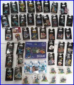 Used disney stitch pins trading collection badges LE pins booster lot
