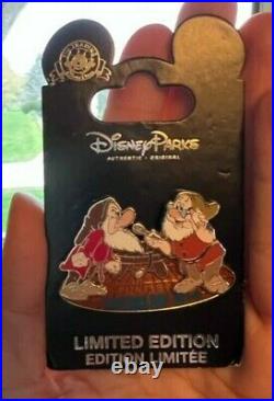 VHTF! Disney Doctors Day 2014 Grumpy And Doc Snow White LE 1500 Pin