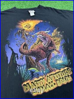 VINTAGE 90s Disney World COUNTDOWN TO EXTINCTION Dinosaur Ride T Shirt USA 2XL