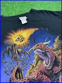 VINTAGE 90s Disney World COUNTDOWN TO EXTINCTION Dinosaur Ride T Shirt USA 2XL