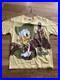 VTG 1985 Tokyo Disneyland AOP Donald Duck Cowboy T-Shirt Sz M Japan Disney RARE