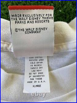 VTG 90s Blizzard Beach Figment Walt Disney World T-Shirt USA Single Stitch XL