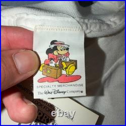 VTG 90s Disney Snow White Whistle While You Work NOS Graphic T Shirt Theme Park