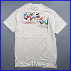 VTG 90s Disney Snow White Whistle While You Work NOS Graphic T Shirt Theme Park