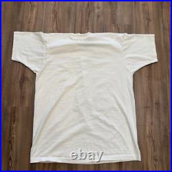 VTG 90s Mickey Mouse Disney T Shirt Size L-XL Single Stitch Tan Rare