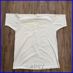 VTG 90s Mickey Mouse Disney T Shirt Size L-XL Single Stitch Tan Rare Tag