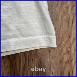 VTG 90s Mickey Mouse Disney T Shirt Size L-XL Single Stitch Tan Rare Tag
