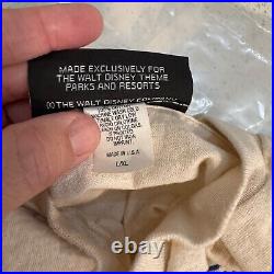 VTG 90s Mickey Mouse Disney T Shirt Size L-XL Single Stitch Tan Rare Tag