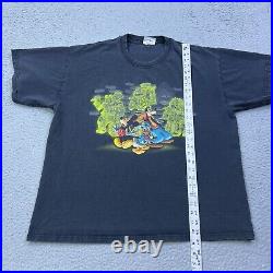 VTG 90s Walt Disney World Haunted Mansion Movie Hitchhiking Ghosts Shirt Size L