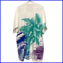 VTG Disney Typhoon Lagoon 90s Palm Tree Beach AOP T-Shirt OS Single Stitch USA