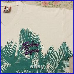 VTG Disney Typhoon Lagoon 90s Palm Tree Beach AOP T-Shirt OS Single Stitch USA