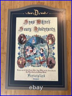 VTG Disneyland Sign Snow White's Scary Adventures Walt Disney Theme Park Land