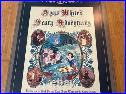 VTG Disneyland Sign Snow White's Scary Adventures Walt Disney Theme Park Land