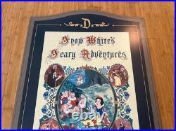 VTG Disneyland Sign Snow White's Scary Adventures Walt Disney Theme Park Land