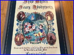 VTG Disneyland Sign Snow White's Scary Adventures Walt Disney Theme Park Land