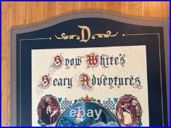 VTG Disneyland Sign Snow White's Scary Adventures Walt Disney Theme Park Land