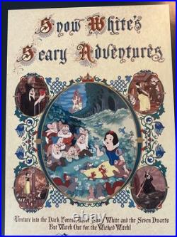 VTG Disneyland Sign Snow White's Scary Adventures Walt Disney Theme Park Land