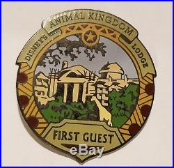 Very Rare Disney Animal Kingdom Lodge 1st First Guest 5 Pin Set