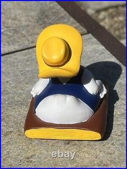 Very Rare Disney Donald Rubber Duck Theme Park Exclusive Splash Mountain