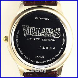 Villains Captain Hook Fossil'Disney Theme Parks' Unworn, Open #/3000 Watch $149