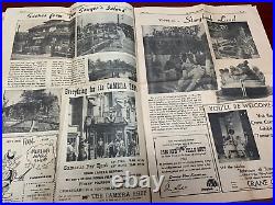 Vintage 1956 Disneyland News Vol 2 #1 Theme Park Newspaper Disney Begins 2nd Yr