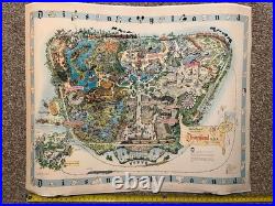 Vintage 1962 Disneyland Anaheim Large Theme Park Full Colour Map EXTREMELY RARE