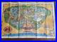 Vintage 1968 Disneyland Theme Park Map Large Size 30×45 Souvenir Walt Disney