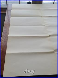 Vintage 1968 Disneyland Theme Park Map Large Size 30x45 Souvenir Walt Disney