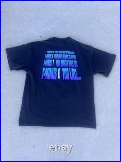 Vintage 1990's Disney Space Mountain Theme Park Ride Tee Shirt Size XXL