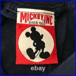 Vintage 1998 Mickey Inc Blue Disneyland Tomorrowland All Over Print T-shirt Sz M