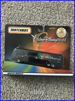 Vintage 2001 Matchbox Walt Disney World Tour Bus Theme Park Exclusive New