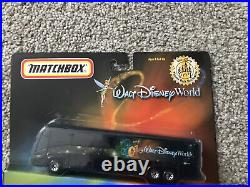 Vintage 2001 Matchbox Walt Disney World Tour Bus Theme Park Exclusive New