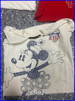 Vintage 80s/90s Lot of 15 Disney Theme Park Mickey Bundle Reseller T-Shirts