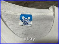 Vintage 80s Disney's Epcot SeaBase Alpha Living Seas Theme Park T-Shirt Size XL