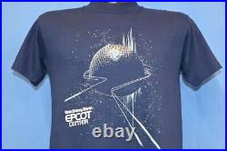 Vintage 80s EPCOT CENTER WALT DISNEY WORLD THEME PARK SPACESHIP EARTH t-shirt M